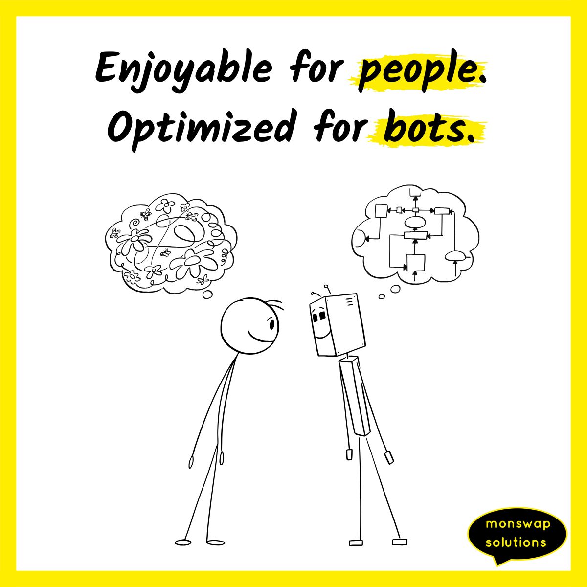 Symbolic image for readability for humans and machines