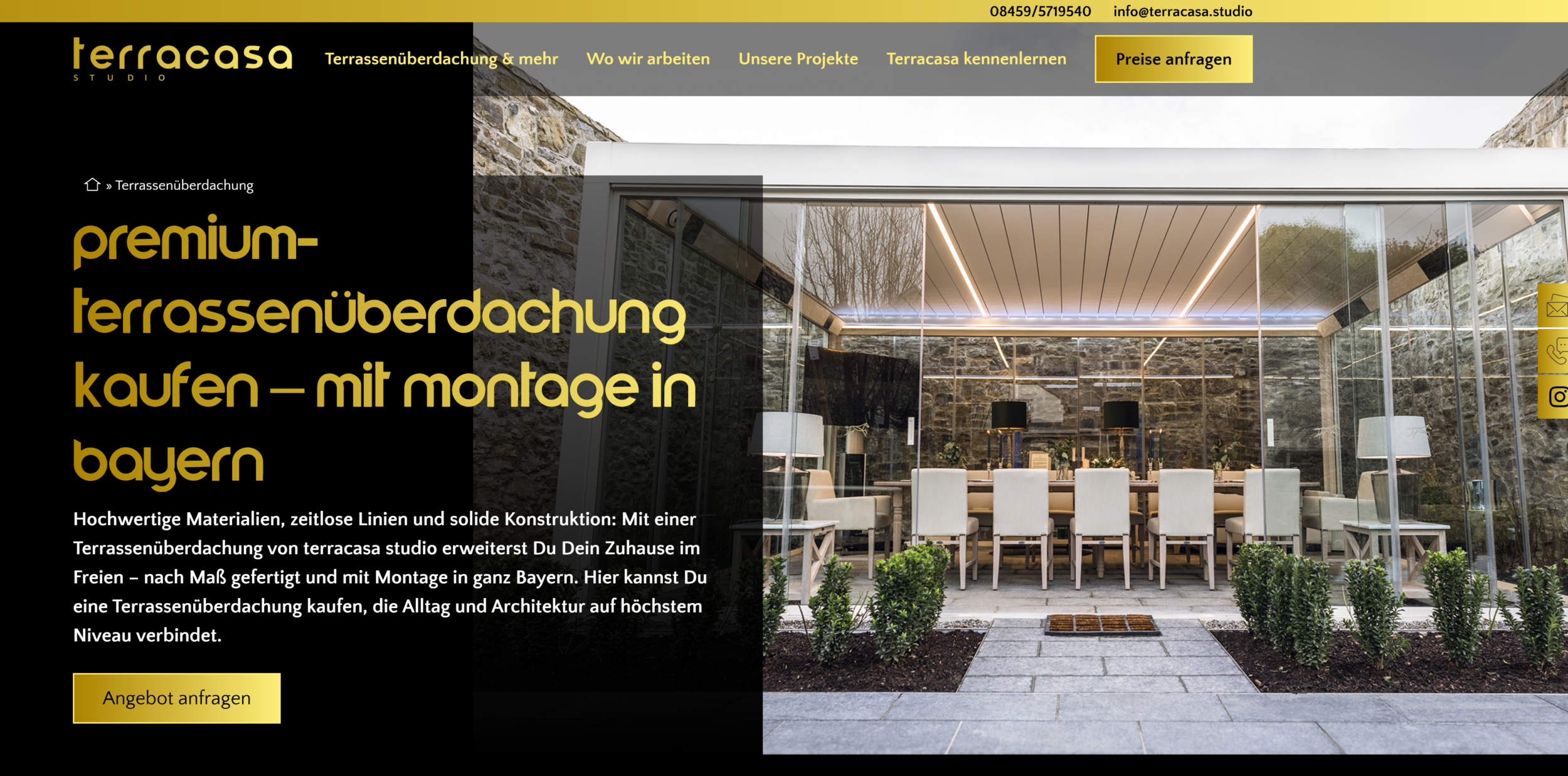 Screenshot Referenzprojekt GEO-Texte